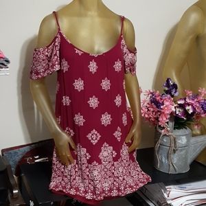 Mossimo Summer Dress Raspberry XL